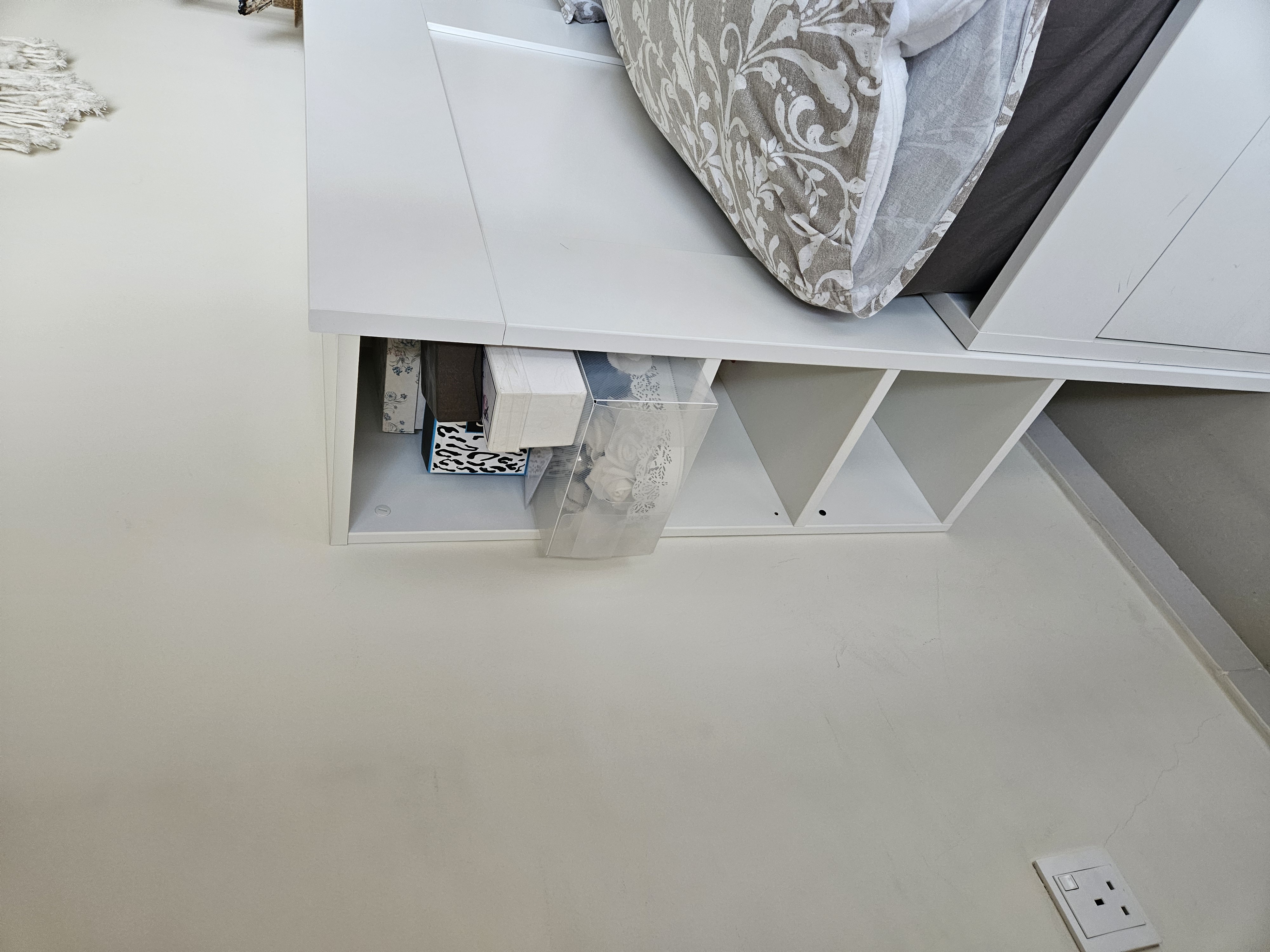 Ikea bedroom + mattress and top