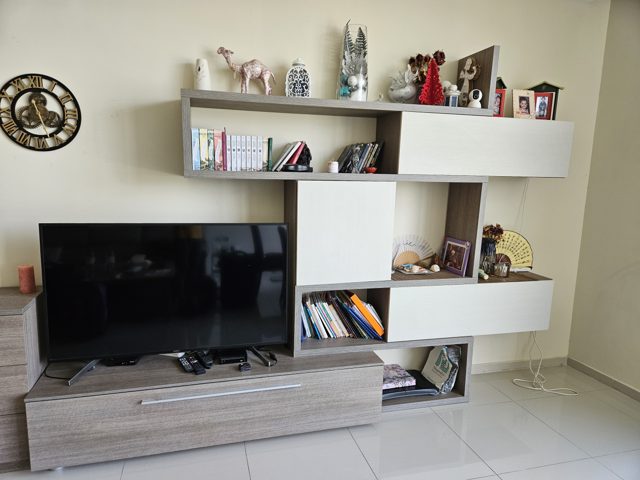 Living room set (wall unit + drawers)